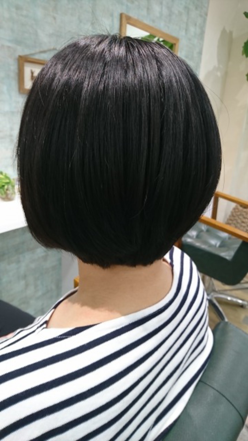 ヘアドネーションカット 直毛ショートヘア ヘアデザインページ詳細 布施 美容室 Hair La Chic ヘアー ラシック